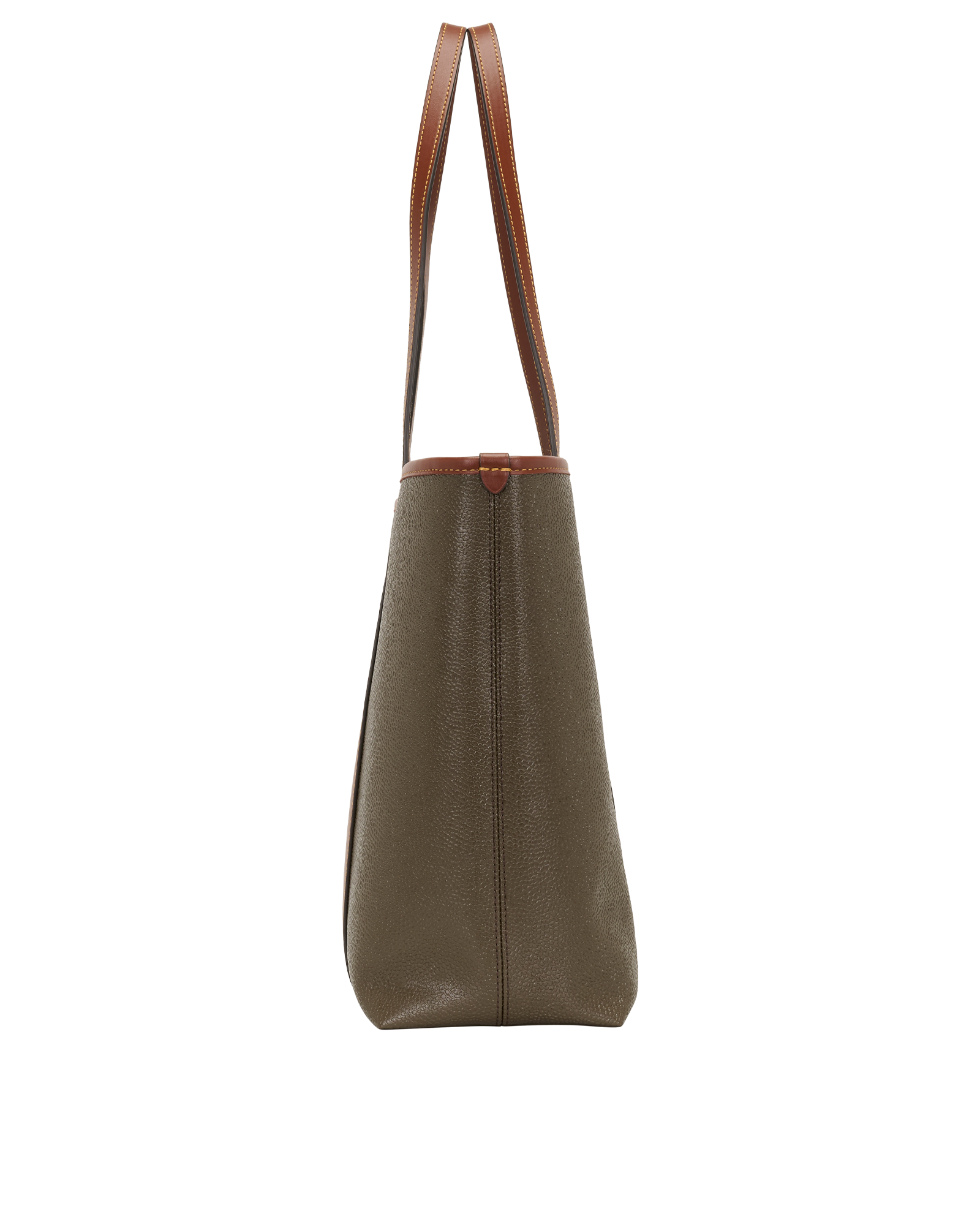 Bayswater Tote, &pound;550, Handbags, Brown, Canvas, Side view